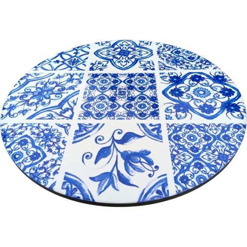 [#A] Ceramiczna Podkładka pod GARNEK PATELNIĘ Podtalerz 25 cm - WŁOSKI WZÓR