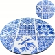 [#A] Ceramiczna Podkładka pod GARNEK PATELNIĘ Podtalerz 25 cm - WŁOSKI WZÓR