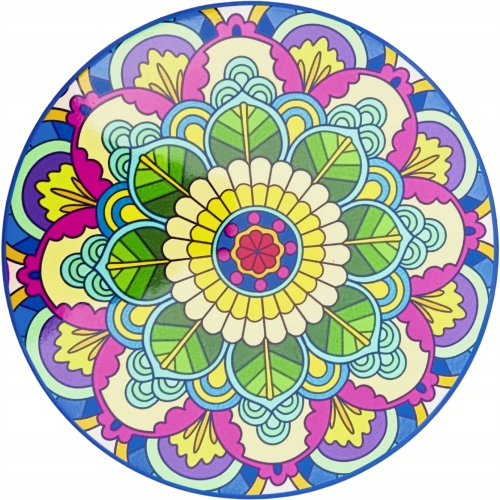 [#A] Ceramiczna Podkładka pod GARNEK PATELNIĘ Podtalerz 25 cm - STYL MEXICO
