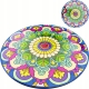 [#A] Ceramiczna Podkładka pod GARNEK PATELNIĘ Podtalerz 25 cm - STYL MEXICO