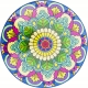 [#A] Ceramiczna Podkładka pod GARNEK PATELNIĘ Podtalerz 25 cm - STYL MEXICO