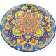 [#B] Ceramiczna Podkładka pod GARNEK PATELNIĘ Podtalerz 25 cm - STYL MEXICO