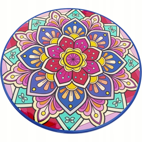 [#C] Ceramiczna Podkładka pod GARNEK PATELNIĘ Podtalerz 25 cm - STYL MEXICO