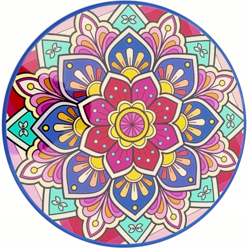 [#C] Ceramiczna Podkładka pod GARNEK PATELNIĘ Podtalerz 25 cm - STYL MEXICO