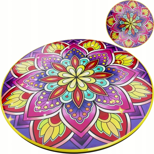 [#D] Ceramiczna Podkładka pod GARNEK PATELNIĘ Podtalerz 25 cm - STYL MEXICO