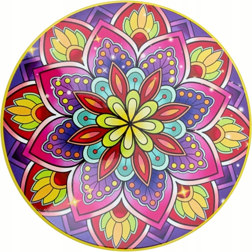 [#D] Ceramiczna Podkładka pod GARNEK PATELNIĘ Podtalerz 25 cm - STYL MEXICO