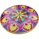 [#D] Ceramiczna Podkładka pod GARNEK PATELNIĘ Podtalerz 25 cm - STYL MEXICO