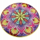 [#D] Ceramiczna Podkładka pod GARNEK PATELNIĘ Podtalerz 25 cm - STYL MEXICO
