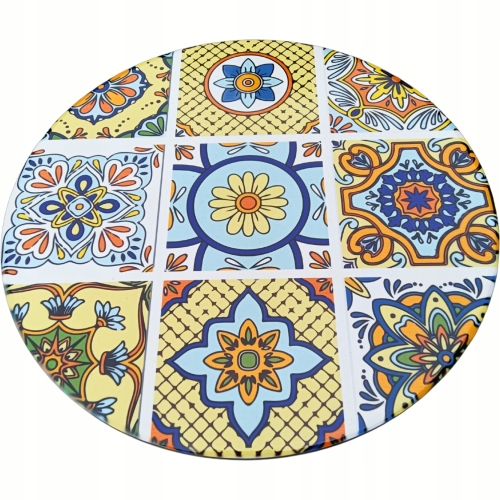 [#B] Ceramiczna Podkładka pod GARNEK PATELNIĘ Podtalerz 25 cm - WŁOSKI STYL