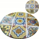 [#B] Ceramiczna Podkładka pod GARNEK PATELNIĘ Podtalerz 25 cm - WŁOSKI STYL