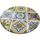[#B] Ceramiczna Podkładka pod GARNEK PATELNIĘ Podtalerz 25 cm - WŁOSKI STYL