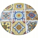 [#B] Ceramiczna Podkładka pod GARNEK PATELNIĘ Podtalerz 25 cm - WŁOSKI STYL