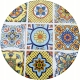 [#B] Ceramiczna Podkładka pod GARNEK PATELNIĘ Podtalerz 25 cm - WŁOSKI STYL