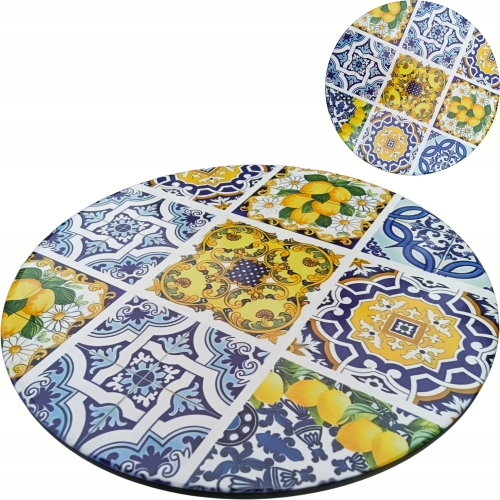 [#C] Ceramiczna Podkładka pod GARNEK PATELNIĘ Podtalerz 25 cm - WŁOSKI STYL