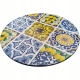 [#C] Ceramiczna Podkładka pod GARNEK PATELNIĘ Podtalerz 25 cm - WŁOSKI STYL