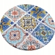 [#D] Ceramiczna Podkładka pod GARNEK PATELNIĘ Podtalerz 25 cm - WŁOSKI STYL