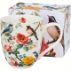 Duży PORCELANOWY Kubek XXL 1000 ml do KAWY HERBATY - Flower Classic APRIL