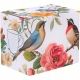 Duży PORCELANOWY Kubek XXL 1000 ml do KAWY HERBATY - Flower Classic APRIL