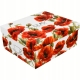 DWIE Porcelanowe Filiżanki 270 ml do KAWY HERBATY - Flower Classic POPPIES