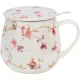 Kubek baryłka 430 ml z Zaparzaczem do HERBATY ZIÓŁ - Flower Classic SAFA