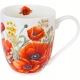 Duży PORCELANOWY Kubek XXL 1000 ml do KAWY HERBATY - Flower Classic MAKI