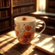 Duży PORCELANOWY Kubek XXL 1000 ml do KAWY HERBATY - Flower Classic MAKI