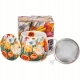 Kubek baryłka 430ml z Zaparzaczem do HERBATY ZIÓŁ - Flower Classic TULIPANY