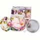 Kubek baryłka 430ml z Zaparzaczem do HERBATY ZIÓŁ - Flower Classic MAGNOLIE
