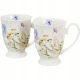 Kwiaty Royal MELODY Porcelanowy Kubek 340 ml do KAWY HERBATY - Kpl 2 sztuki