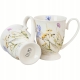 Kwiaty Royal MELODY Porcelanowy Kubek 340 ml do KAWY HERBATY - Kpl 2 sztuki
