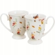 Kwiaty Royal GRACE Porcelanowy Kubek 340 ml do KAWY HERBATY - Kpl 2 sztuki