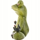 Ozdobna Figurka 14,5 x 17,5 x 7 cm - Żaba Jogin Joga Zen Medytacja