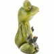 Ozdobna Figurka 14,5 x 17,5 x 7 cm - Żaba Jogin Joga Zen Medytacja