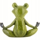 Ozdobna Figurka 14,5 x 17,5 x 7 cm - Żaba Jogin Joga Zen Medytacja