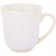 Porcelanowy Kubek do KAWY HERBATY 400 ml, 10 x 9,5 cm - Serwis 6 SZTUK