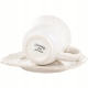 DWIE porcelanowe filiżanki 250 ml ze spodkami do KAWY HERBATY - Sarmatia