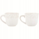 DWIE porcelanowe filiżanki 250 ml ze spodkami do KAWY HERBATY - Sarmatia