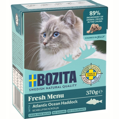 Mokra Karma Dla Kota BOZITA Dorsz w galaretce 370 g - zestaw 6 sztuk