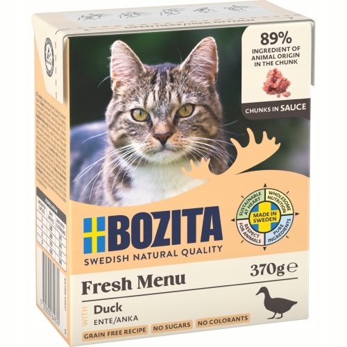 Mokra Karma Dla Kota BOZITA Kaczka w sosie 370 g - zestaw 6 sztuk