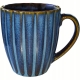 EVIE DARK Porcelanowy Kubek Filiżanka do KAWY HERBATY - 360 ml, 8,7 x 10 cm