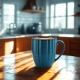 EVIE DARK Porcelanowy Kubek Filiżanka do KAWY HERBATY 360 ml - 6 sztuk
