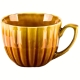 EVIE HONEY Porcelanowa Filiżanka 300 ml ze spodkiem 15 cm - do KAWY HERBATY