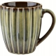 EVIE GREEN Porcelanowy Kubek Filiżanka do KAWY HERBATY 360 ml - 6 sztuk