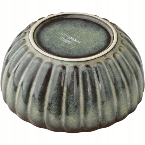 EVIE GREEN Porcelanowy Talerz DO ZUPY miska DO SAŁATEK - 650 ml 16,7x6,7 cm