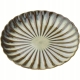 EVIE GREEN Porcelanowy TALERZ TALERZYK DESEROWY 20,5 x 3 cm - ZIELONY