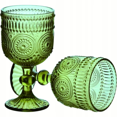 ELISE GREEN Komplet Kieliszków do wina wody koktajli 330 ml - 4 sztuki