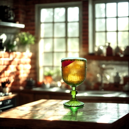 ELISE GREEN Komplet Kieliszków do wina wody koktajli 330 ml - 4 sztuki
