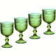 ELISE GREEN Komplet Kieliszków do wina wody koktajli 330 ml - 4 sztuki