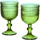 ELISE GREEN Komplet Kieliszków do wina wody koktajli 330 ml - 4 sztuki