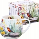 PORCELANOWY Kubek baryłka 430 ml do KAWY HERBATY - Flower Classic JULY